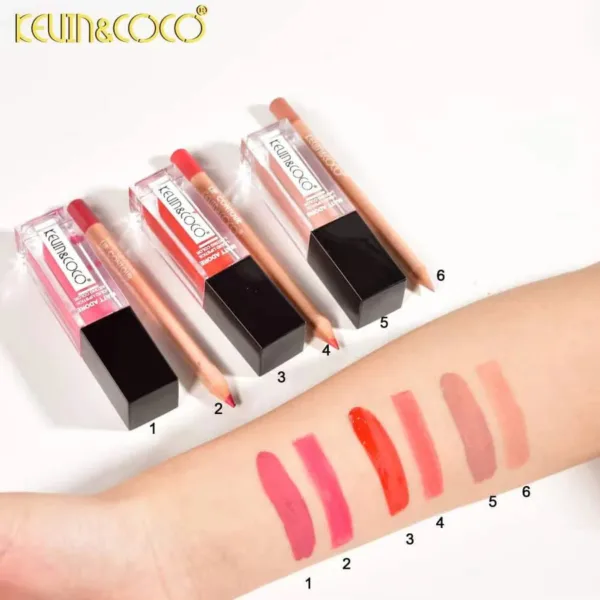Combo labial y delineador matte Kevin & Coco - Imagen 3