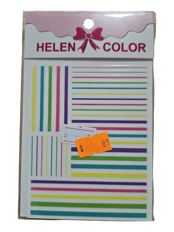 Sticker lineas de colores Helen Color - Imagen 3