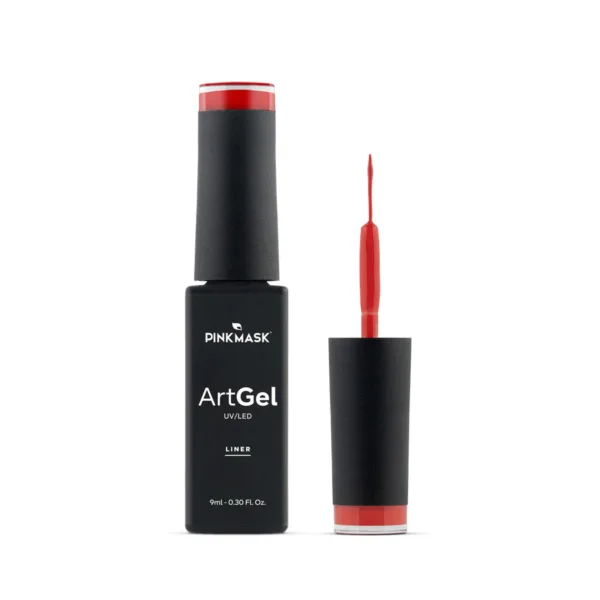 Gel art esmalte liner ArtGel 9ml Pink Mask - Imagen 2