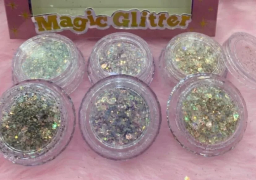 6C647C90-AEA3-4DF3-9687-2E67F378F719.jpg Glitter Cola De Sirena Helen Color - Imagen 1