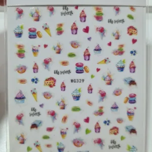 Sticker Cupcake G329 Pop Finger