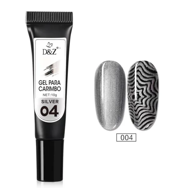 Esmaltes 8 unidades para stamping D&Z Semipermanentes - Imagen 5