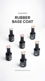 Base Rubber Pink Mask Semipermanente Para Nivelación Capping - Imagen 3