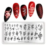 Placa de stamping Animal L009 Born Pretty