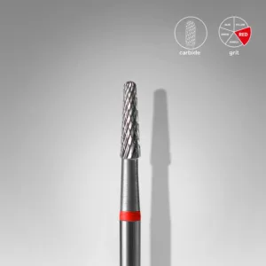 Fresa carburo cónica fina roja FT71R023/8 Staleks
