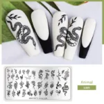 Placa de stamping Animal L009 Born Pretty - Imagen 5