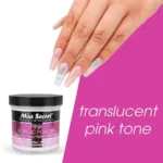 Acrílico Pink Mia Secret Polímero Rosa Translúcido - Imagen 2