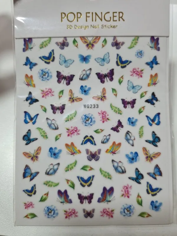 Sticker Mariposas Pop Finger - Imagen 5