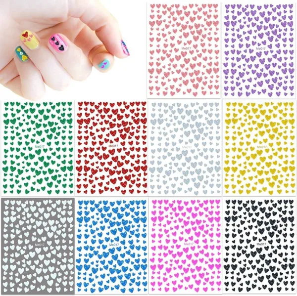 Sticker Corazones Me017 Pop finger - Imagen 2