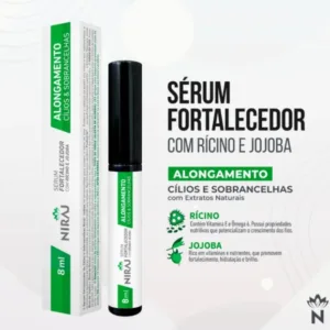 Serum Fortalecedor pestañas y cejas 8ml Niraj verde