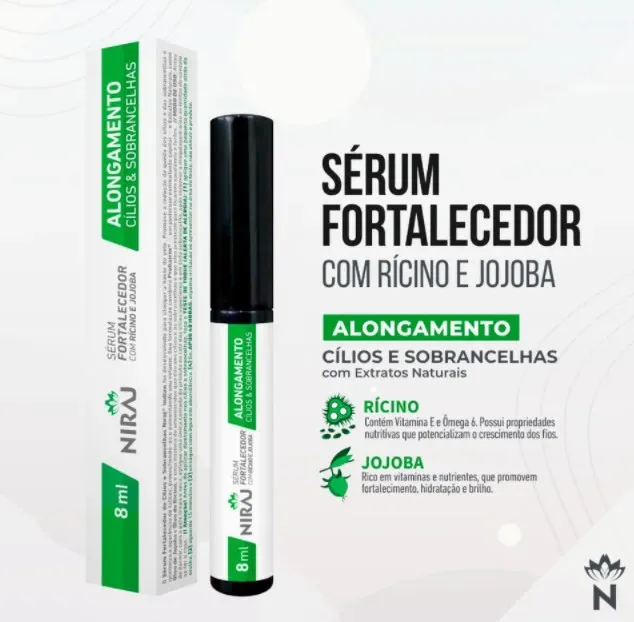 7DD4E802-A9A0-49B3-A264-E4E0BB72DA4B-1.jpg Serum Fortalecedor pestañas y cejas 8ml Niraj verde - Imagen 1