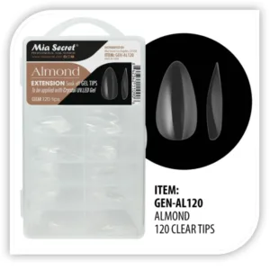 Tips almond almendra 120 unidades Mia Secret Soft Gel