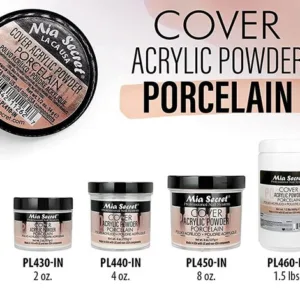 Acrílico Cover Porcelain Mia Secret Polímero