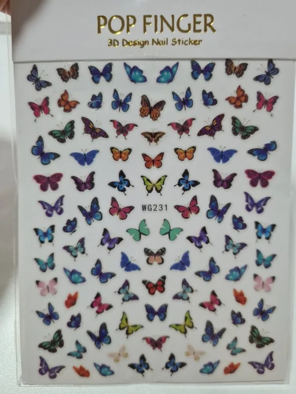 Sticker Mariposas Pop Finger - Imagen 4