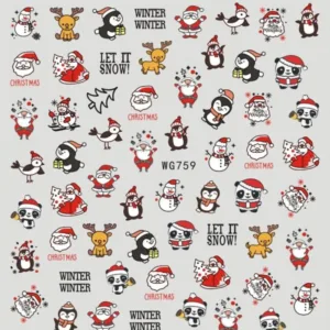 Sticker Navidad WG759 Pop finger