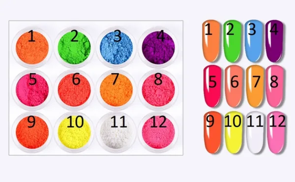 Polvo pigmento Efecto Para Uñas - Imagen 2