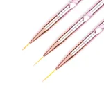 Pinceles liner 3 unidades rosa - Imagen 2