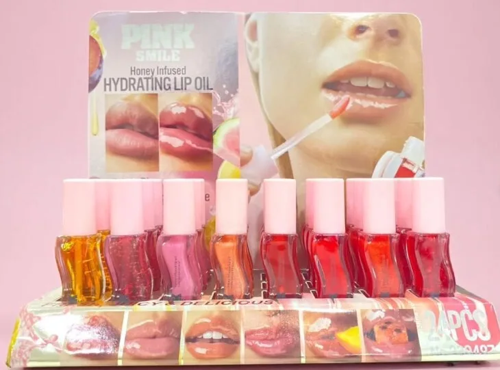 9C9004F3-54EF-4FA2-A25A-31129A6C6FCA.jpg Labial gloss brillo Honey Pink Smile - Imagen 1