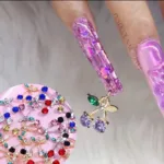 Piercing Cereza Para Decoración De Uñas