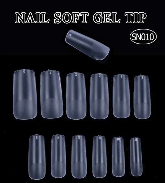 A28A1594-6B21-471F-B394-4431A67E2AC2.jpg Tips rectos cuadrados prelimado matte 504 unidades soft gel - Imagen 1