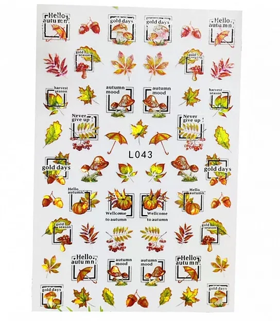 A2AFA922-C524-405D-A8BF-6E975A97045A-2.jpg Sticker L043 Nail Sticker - Imagen 1