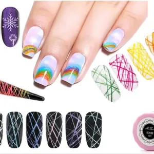 Spider gel diseño uñas