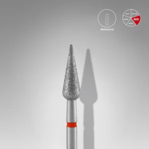 Fresa diamantada conica FA100R040/12 roja Staleks