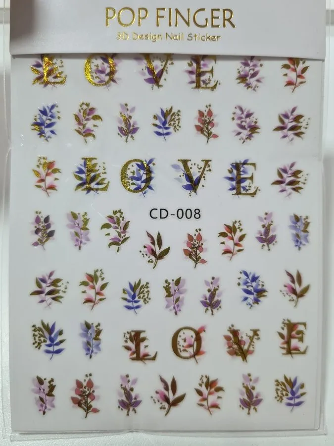 A7468CA1-69BB-4D2D-BC0F-9961348737EB-1-rotated-1.jpg Sticker LOVE CD-008 Pop Finger - Imagen 1