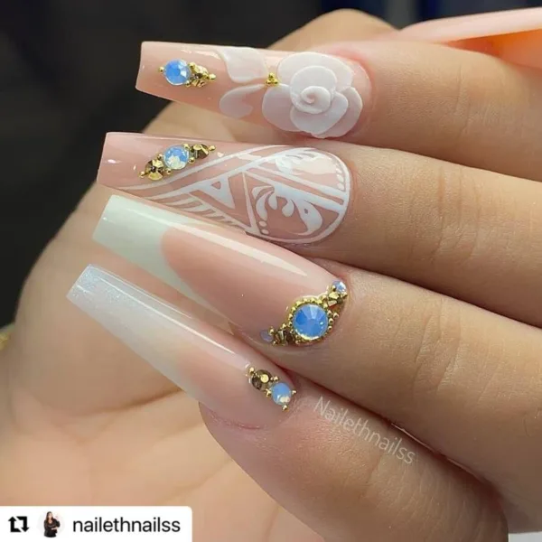 Acrílico Cover Baby White Legacy Nails Polímero - Imagen 4
