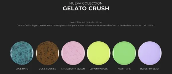 fuera de usoEsmalte colección Gelato Crush 15ml Pink Mask - Imagen 4