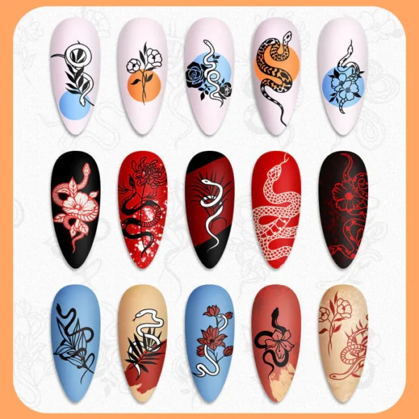 Placa de stamping Animal L009 Born Pretty - Imagen 4