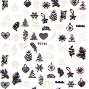 Sticker Navidad WG749 Pop finger