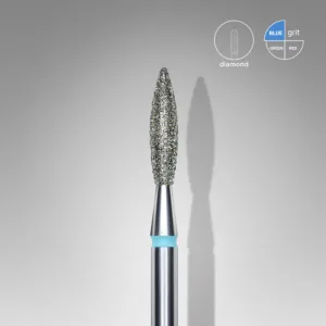 Fresa diamantada flama azul FA10B023/10 Staleks