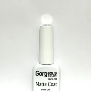 Top matte 15ml Gorgeous envase blanco