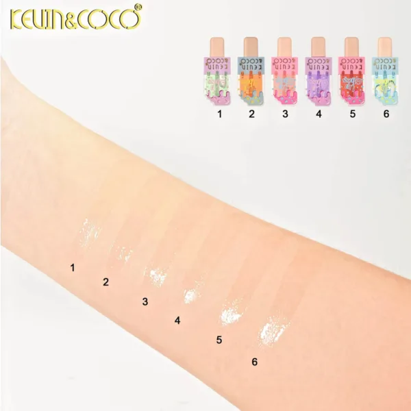 Set 6 brillos gloss Ice Cream Kevin & Coco - Imagen 3
