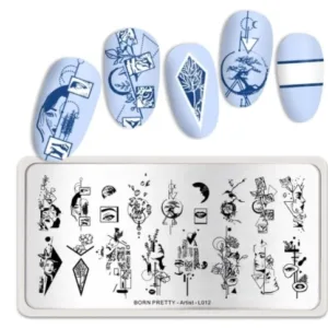 Placa de stamping Artist L012 Born Pretty