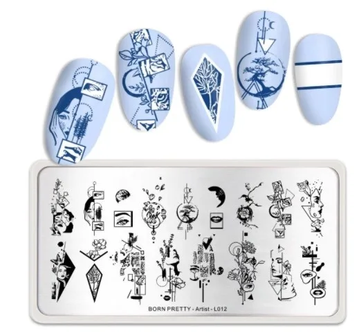 B63E4EF0-B5EF-419F-877F-199614106F98.jpg Placa de stamping Artist L012 Born Pretty - Imagen 1