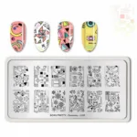 Placa de stamping Geometry L003 Born Pretty - Imagen 2