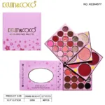 Paleta de sombras plegable flores
