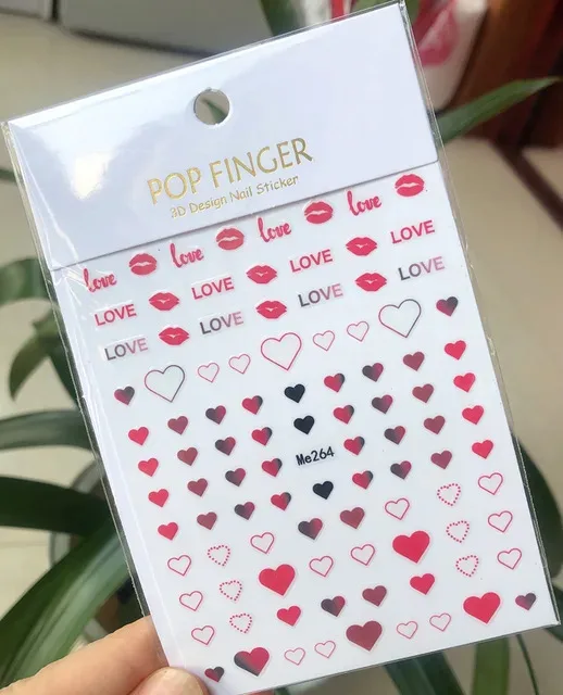 C2B31BE7-D26B-4A25-A864-BE65989471CB-1.jpg Sticker Corazones Me264 Pop finger - Imagen 1