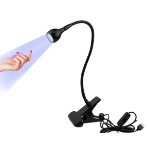 Lámpara portátil Uv/Led con pinza soft gel