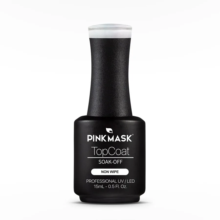 CBC4B397-1EA0-4E7B-BC19-6D6F35545E53-3.jpg Top Coat Crystal 15ml Pink Mask semipermanente - Imagen 1