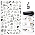 Sticker F638 Born Pretty - Imagen 3