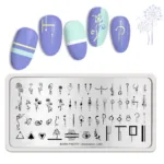 Placa de stamping Decoration L001 Born Pretty - Imagen 2