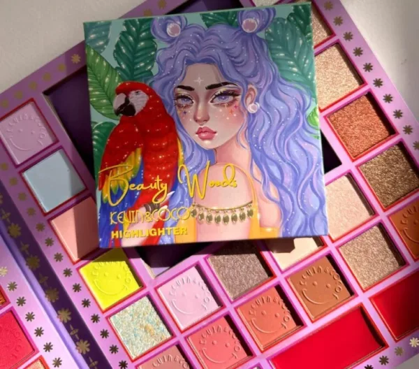 Paleta de maquillaje Guacamayo Kevin & Coco - Imagen 4