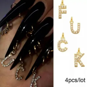 Dije Fuck Palabra "Fuck" Para Decoración De Uñas