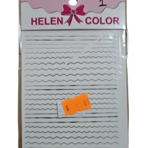 Sticker Plateados Helen Color