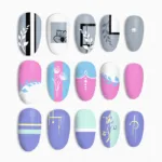 Placa de stamping Decoration L001 Born Pretty - Imagen 4