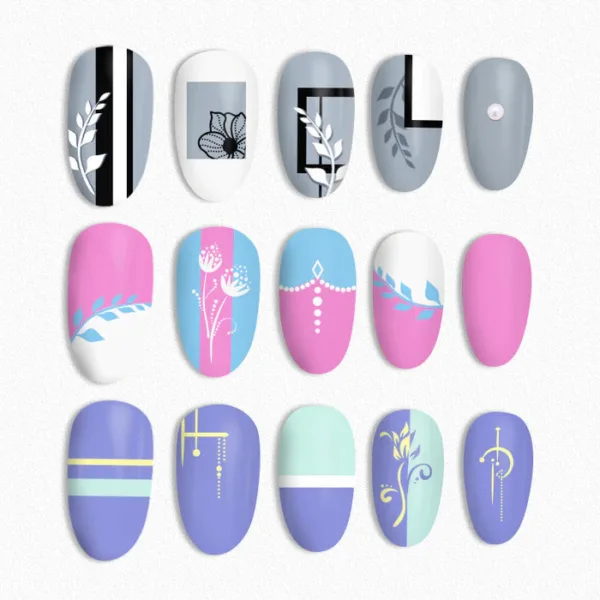 Placa de stamping Decoration L001 Born Pretty - Imagen 4