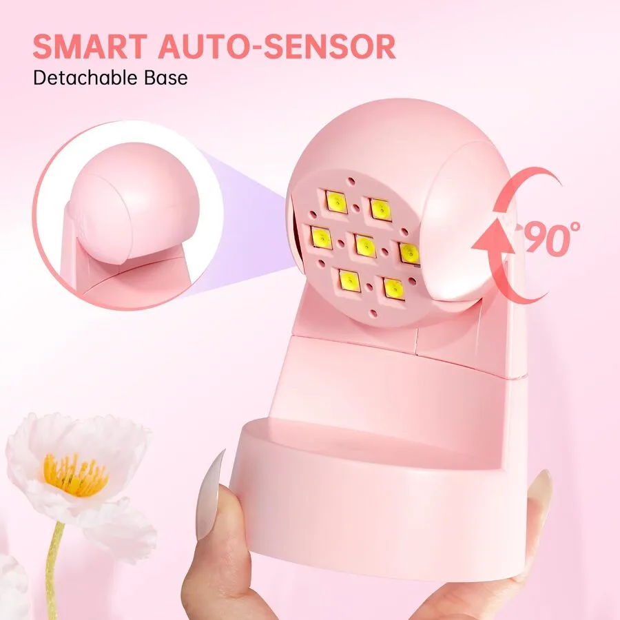 Version 1.0.0 Lámpara cabina 18w soft gel movible Born Pretty - Imagen 1